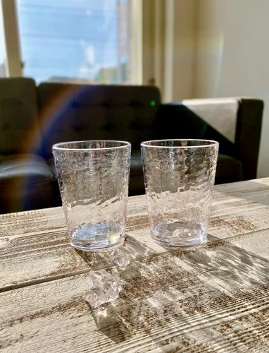 Vista 8 de KLIFA - Bonito: 14.7 y 20 onzas, juego de 8, vasos acrílicos y vasos altos para beber, sin BPA, vasos de plástico apilables, aptos para Transparente