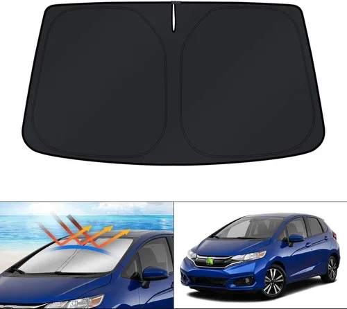 Vista 172 de KUST - Parasol personalizado para parabrisas de Mazda 3, accesorio a medida para Mazda 3 Hatchback/Sedan 2014-2025 2026, cubre ventanas, visera