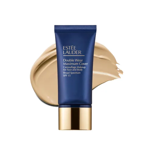 Vista 16 de Estée Lauder Double Wear 24-Hour Maximum Cover Camouflage Foundation for Face and Body SPF 15 Full Coverage Tattoo Cover Up Makeup Waterproof