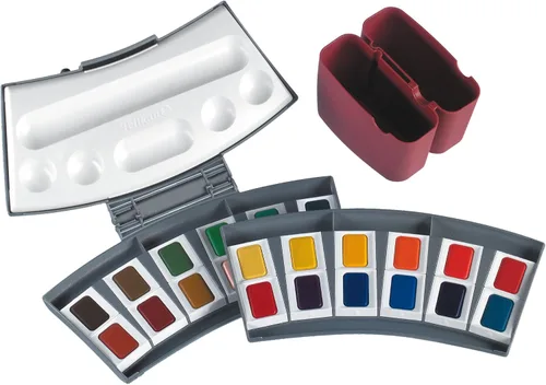 Vista 2 de Pelikan Juego de pintura de acuarela transparente, 24 colores (721894)