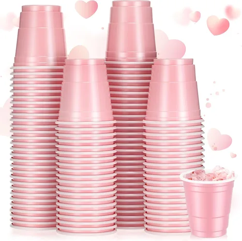 Vista 27 de Roshtia Paquete de 100 vasos de plástico de 2 onzas, mini vasos de chupito desechables de graduación de 2 onzas para fiesta de graduación, boda