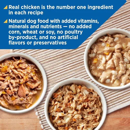 Vista 2 de Nature's Recipe Alimento húmedo para perros, paquete variado, taza de 2.75 onzas (paquete de 24)