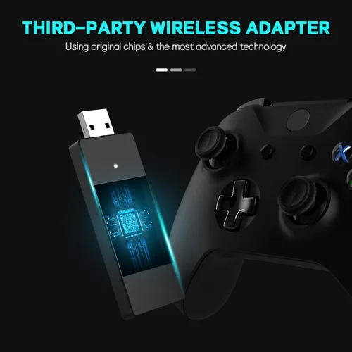 Vista 2 de Smlau Adaptador inalámbrico XB1 compatible con Xbox One Controller y Xbox Series X para Windows 11108187