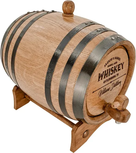 Vista 4 de Barril de añejamiento personalizado de roble blanco americano