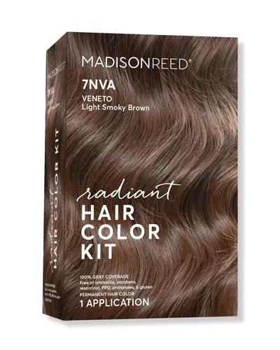 Vista 60 de Madison Reed - Kit de tinte radiante para el cabello, tinte permanente para el cabello, 100 % cobertura de canas, sin amoníaco, rojo Trieste 5NRM
