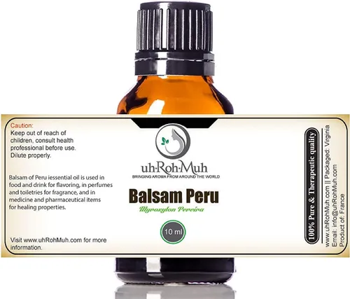 Vista 4 de Aceite esencial de bálsamo de Perú Calidad terapéutica Francia - (0.2 fl oz)