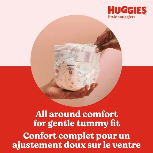 Vista 5 de Huggies Little Snugglers - Pañal para bebé, talla 1, 8 a 14 libras, 34717, 20