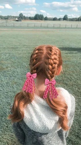 Vista 3 de 20 lazos para el cabello y accesorios para el cabello, lazos rizados, bandas elásticas para el cabello, soportes para cola de caballo de cinta