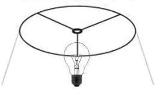 Vista 3 de Upgradelights Pantalla rectangular de repuesto de seda negra de 12 pulgadas con forro dorado