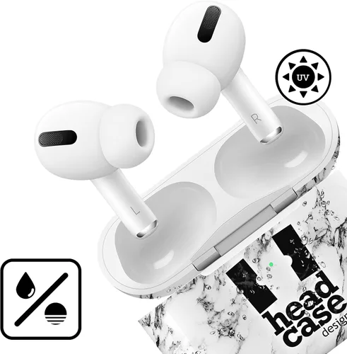 Vista 4 de Head Case Designs Calcomanía de vinilo con licencia oficial de la NHL Half Distressed Florida Panthers compatible con Apple AirPods 3 de 3ª