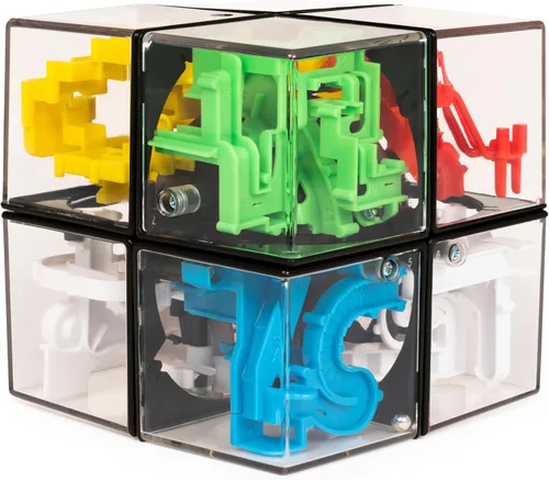 Rubik’s, Perplexus Hybrid 2 x 2 Juego de Laberinto 3D Gravitacional Rompecabezas Fidget Juguete Bola, para Niños y Adultos de 8 años en adelante
