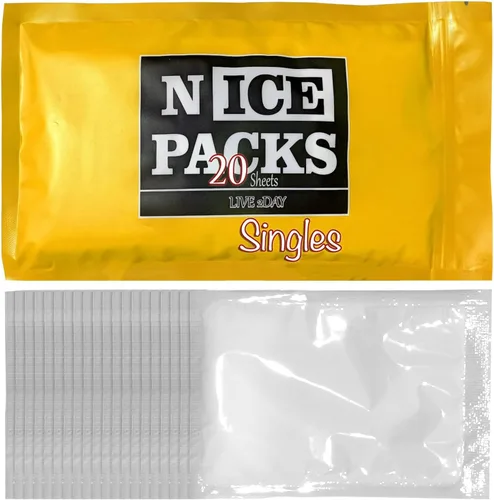 Vista 9 de Nice Packs - Bolsas de hielo seco reutilizables para envío de alimentos congelados, refrigeradores, loncheras, flexibles y duraderas (10 mini hojas)