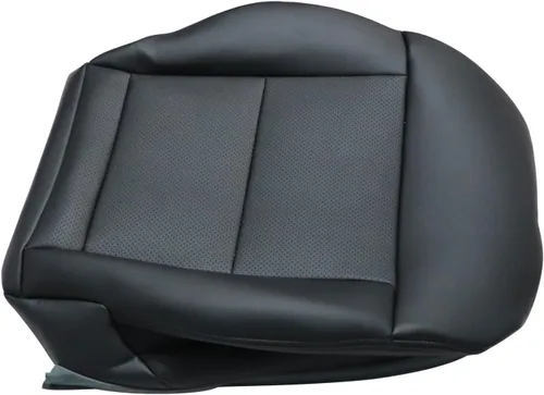 Vista 5 de Funda de asiento de cuero perforada para el lado del pasajero, color negro, compatible con Mercedes Benz E350 E550 2010 2011 2012 2013 2014
