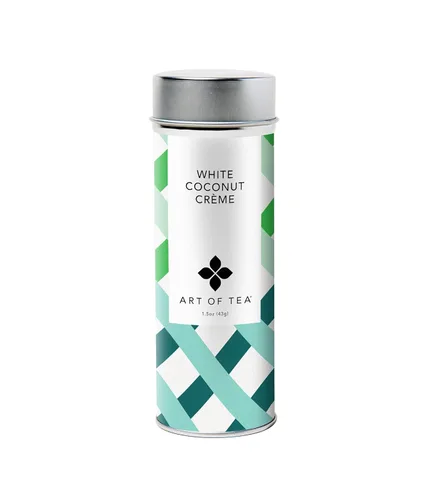 Vista 174 de Art of Tea Té orgánico Earl Grey Creme Lata de té artesanal de hojas sueltas de 2.5 onzas