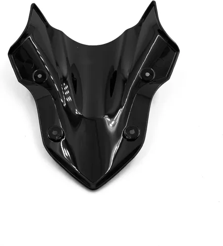 Vista 3 de HTTMT - Parabrisas negro de doble burbuja compatible con Kawasak Z900 2017 2018 2019 [P/N: CFP-2165-3-BK]