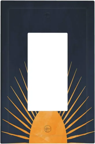 Vista 32 de Cubiertas de pared de lodge rústico retro con diseño de osos, ciervos y animales salvajes. Placas de pared dúplex simples para interruptor de luz.