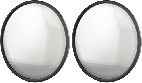 Vista 6 de Grand General 33270 Espejo convexo de punto ciego cromado de 5 pulgadas con soporte en "L