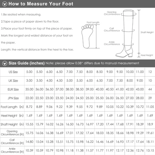 Vista 6 de DREAM PAIRS - Botas de montar de caña alta, para mujer
