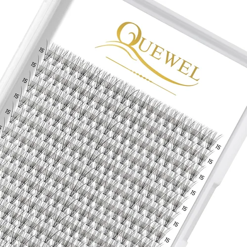 Vista 28 de QUEWEL Kit de extensión de pestañas DIY, racimos de pestañas 3D con 280 piezas, racimos de pestañas mixtas de 10-16 mm (30+40+50D), pinzas