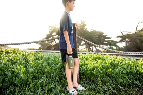 Vista 7 de HYDRO CELL Botella de agua de acero inoxidable con sorbete y 2 tapas estándar de boca (32 onzas, 24 onzas, 20 onzas, 16 onzas), mantiene