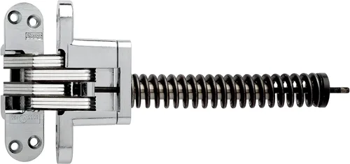 Vista 2 de SOSS 218ICUS19 - Cierre invisible de zinc para puertas de 1.75 pulgadas, acabado exterior negro E-Coat, #10 x 1.5 pulgadas (218ICUS19)