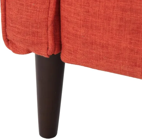 Vista 7 de GDFStudio Macedonia - Sillón reclinable de tela con respaldo copetudo, moderno