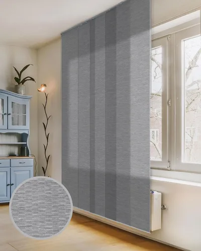 Vista 15 de GoDear Design - Persianas verticales deslizantes de vidrio de 45.8 a 86 x Shinonome