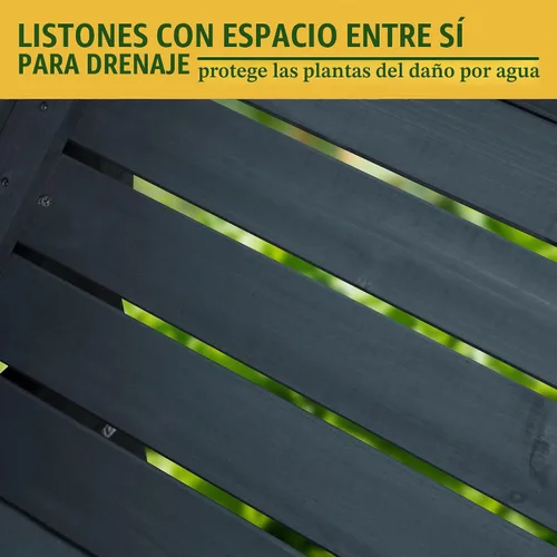 Vista 4 de MUPATER - Cama de jardín elevada de cedro de 6 x 3 x 2 pies para exteriores, cama de jardín elevada con patas, maceta elevada grande de 837 libras