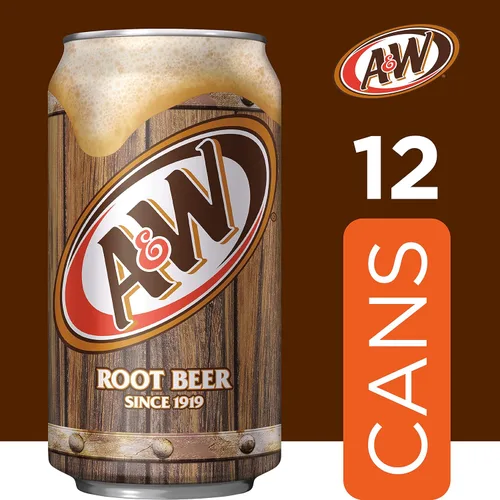 Vista 5 de A&W Root - Latas de cerveza 12 onzas líquidas Paquete de 12 Paquete de 2
