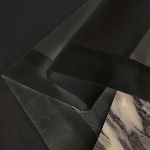 Vista 8 de Cortinas traslúcidas negras de 96 pulgadas de largo, juego de 2 paneles de cortinas traslúcidas con bolsillo para barra de cortina básicas