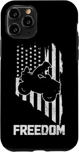 Vista 10 de Funda vintage para iPhone 14 ATV Freedom Patriotic Quad Bike 4 Wheeler con bandera de EE. UU