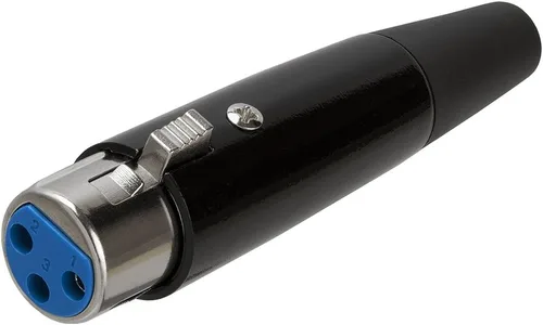 Vista 2 de Cmple - [Paquete de 10] Conector de micrófono XLR de 3 pines (hembra), cable de audio de metal para micrófonos, mezcladores, tambores eléctricos, Mi