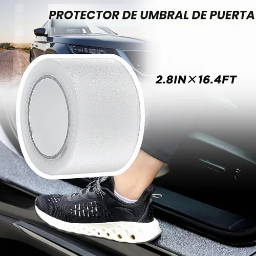 Vista 2 de Frienda - Protectores de borde de puerta de coche, protector de umbral de puerta, protector de entrada de automóvil, anticolisión, tiras de Claro