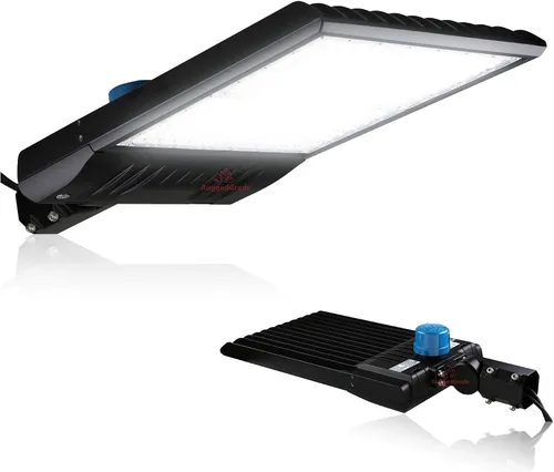 Vista 24 de RuggedGrade Vatiaje de luz LED NextGen IV de 100 W para estacionamiento Negro