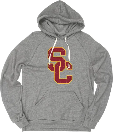 Vista 30 de Blue 84 NCAA - Sudadera con capucha de triple mezcla para hombre