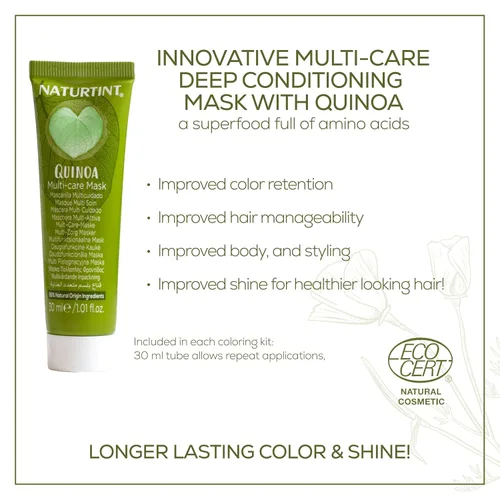 Vista 6 de Naturtint - Tinte permanente para el cabello, Paquete de 6, 8A Rubio cenizo