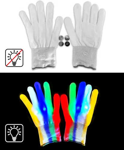 Vista 3 de longpo Halloween Purge Mask for Adults Led Light Up Scary Mask Cosplay Costume for Halloween