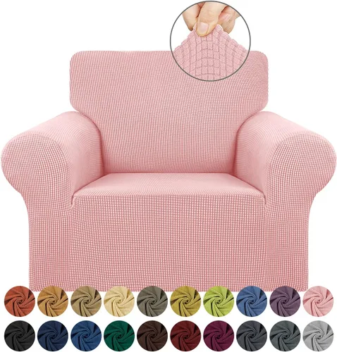 Vista 87 de KEKUOU - Funda elástica para sofá de 3 plazas (de 79 a 94 pulgadas), protector de muebles de 3 asientos con parte inferior elástica para niños