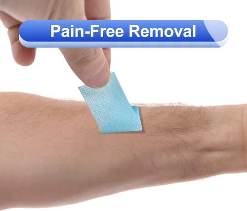 Vista 3 de Niceful 4 rollos de cinta de silicona para piel sensible de 1 pulgada x 4 yardas, cinta médica reposicionable para impermeabilidad, fácil de quitar