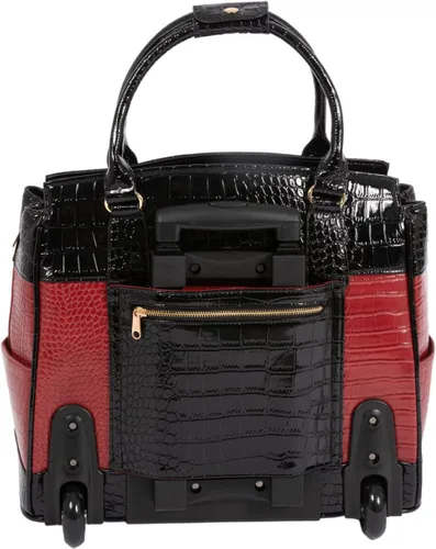 Vista 4 de JKM & Company Rolling Laptop Bag for Women Designer Wheeled Briefcase Fits 13-17" Laptops Office Travel Computer Case