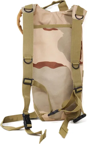 Vista 3 de M MCGUIRE GEAR Hydration Backpack, with 3L/100 oz. Hydration Pack, Water-Resistant Nylon Hiking Pack with Water Bladder for Running, Cycling, and