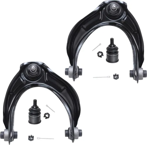 Vista 334 de Detroit Axle - Kit de brazos de control delanteros de 4 piezas para Nissan Cube 2009-2014, Nissan Versa 2007-2012 2 brazos de control inferiores