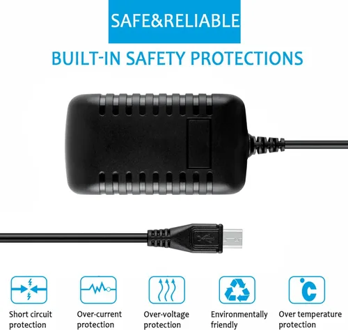 Vista 3 de Adaptador de corriente de cargador de 2000 mA AC/DC compatible con Dell Venue 8 Pro 8 "Windows 8.1 Tablet PC