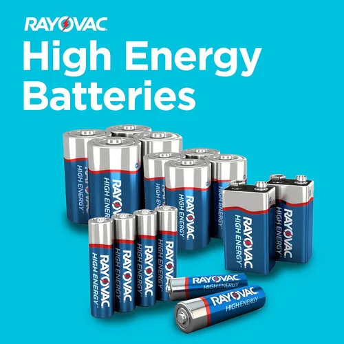 Vista 3 de Rayovac - Pilas alcalinas AAA de alta energía (paquete de 12 unidades), pilas alcalinas triple A