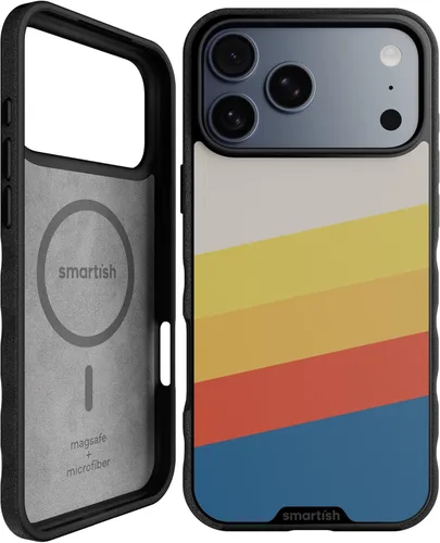 Vista 32 de Smartish® - Funda magnética para iPhone 15, Gripmunk compatible con MagSafe [ligera + protectora], funda de agarre delgada con forro de microfibra
