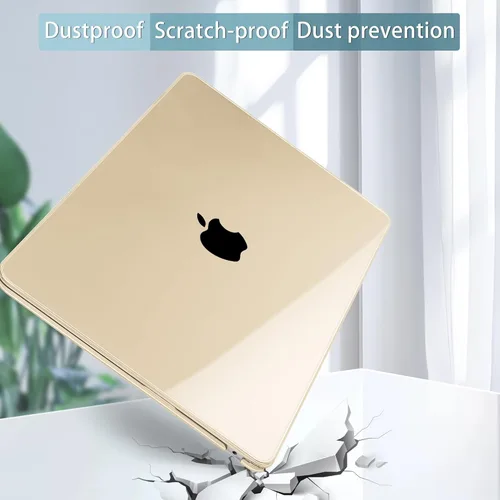 Vista 5 de Tuiklol Funda rígida para MacBook Air 2025 2024 2023 de 15 pulgadas con clip M4, M3, M2, modelo A3241, A3114, A2941, carcasa rígida con cubierta