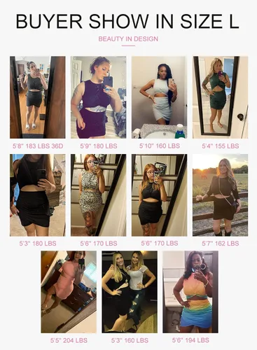 Vista 4 de Acelitt Vestido ajustado de verano para mujer, sin mangas, con huecos, con torcedura, para fiesta