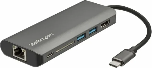 Vista 8 de StarTech. com Hub USB C 4 en 1 con cable extralargo, 4K 60Hz HDMI, modo Alt, entrega de energía de 100W, Hub de expansión tipo C de velocidad rápida
