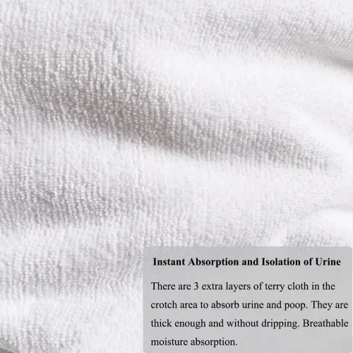 Vista 7 de Se puede reutilizar, ropa interior permanente lavable para adultos, pañales de entrenamiento para bebés, ropa interior impermeable
