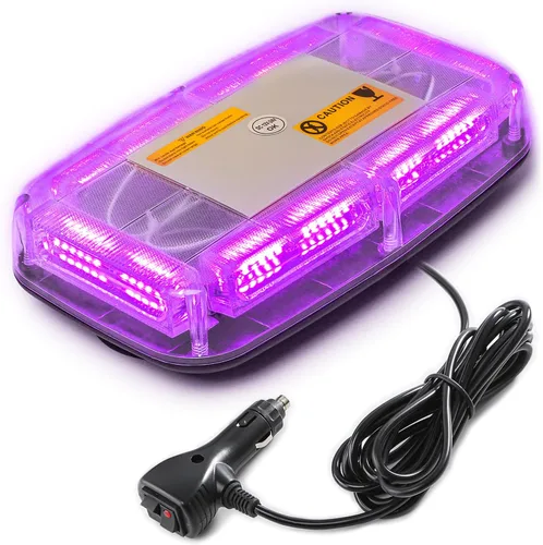 Vista 8 de 72 luces LED estroboscópicas de baliza de emergencia para techo, 12-24 V, alta visibilidad, advertencia de seguridad, mini barra de luz